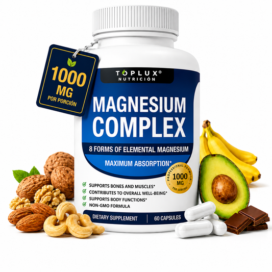 Magnesio Complex - Vitaminas para el Bienestar Diario.